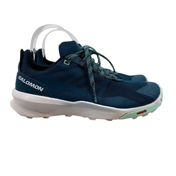 Salomon Womens 7.5 Trail Running Shoes Legion Blue Patrol Hiking Trekking 416776 - Picture 1 of 13